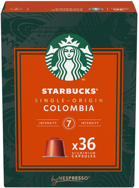 스타벅스 싱글 오리진 콜롬비아 네스프레소 캡슐커피, 5.7g, 36개입, 1개