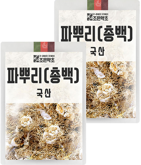 조은약초 파뿌리 총백, 200g, 2개