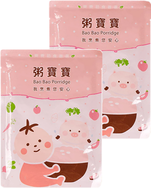 粥寶寶 農翠平埔豬寶粥 7個月以上, 農翠平埔豬, 150g, 2包