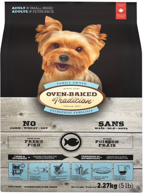 OVEN-BAKED TRADITION 烘焙客 成犬 小顆粒狗糧, 魚肉, 2.27kg, 1袋