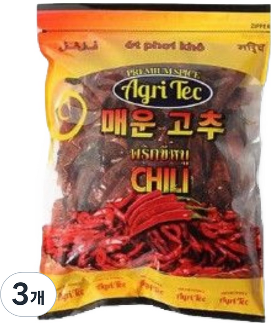 소울백서 베트남산 매운 건고추 말린 땡초, 100g, 3개