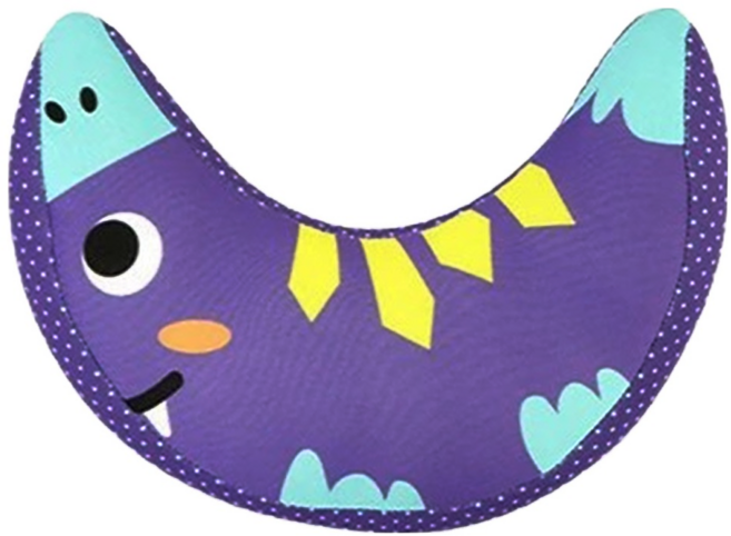 Bebehome 安全帶護套月亮枕 汽座/推車適用 大, 紫色, 1個