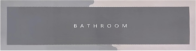 矽藻土軟地墊 方形, 灰色