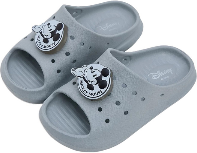 BORUI 柏睿鞋業 中童款 米奇電燈造型洞洞拖鞋 125812