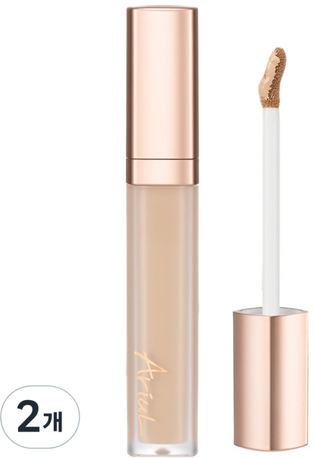 아리얼 잉크 피더 퍼펙트 핏 컨실러 6.5g, 2개, 03 크림베이지