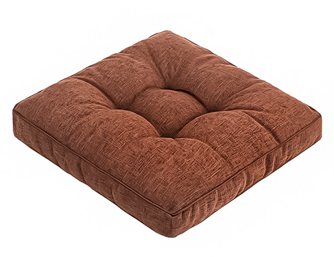 小麥購物 加厚棉麻坐墊 方形 C589 553g