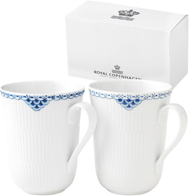 5위 - 로얄코펜하겐 프린세스 머그세트 330ml, 2개