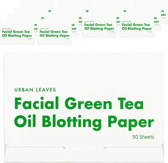 어반리브즈 녹차 기름종이, 15개, 50개입
