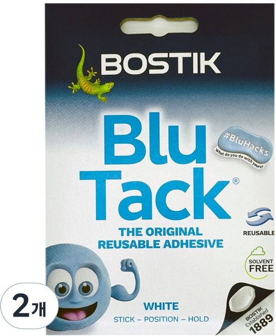 Bostik 藍丁膠 原創白色 50g, 2個