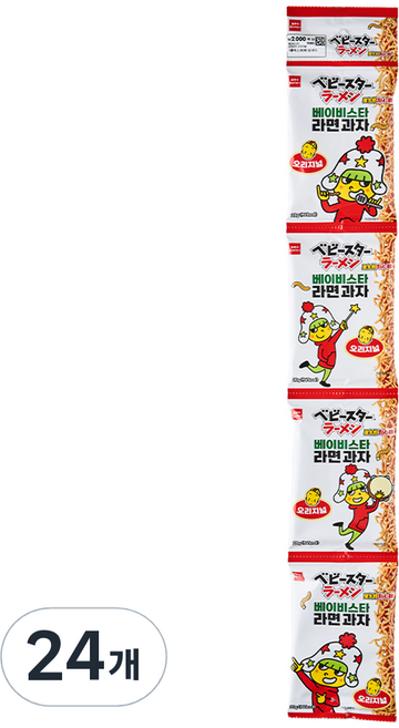 베이비스타 라면과자 오리지널, 20g, 24개