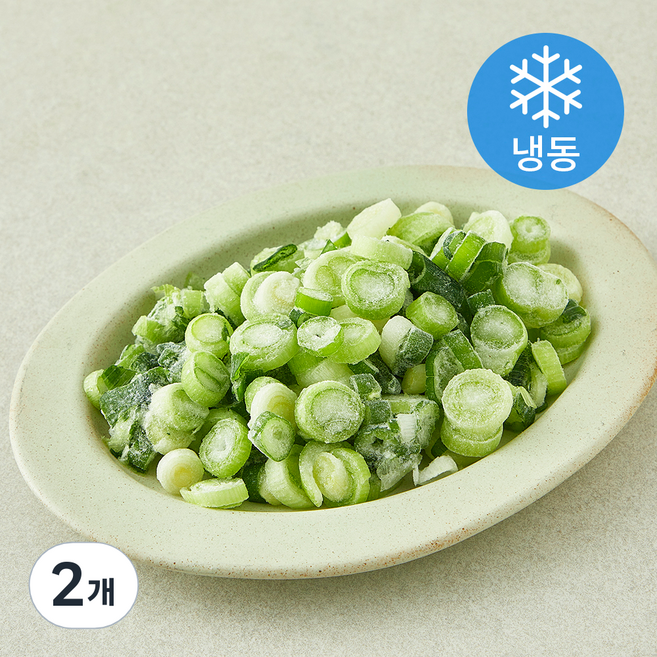 유기농 인증 간편 대파 (냉동), 300g, 2개