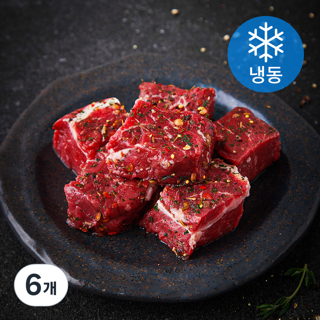 미트엔조이 토시살 찹스테이크 (냉동), 150g, 6개