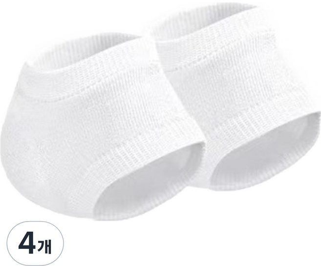 썸즈마인 뒷꿈치 풋케어 보습 패드 화이트, 1개입, 4개, 100g