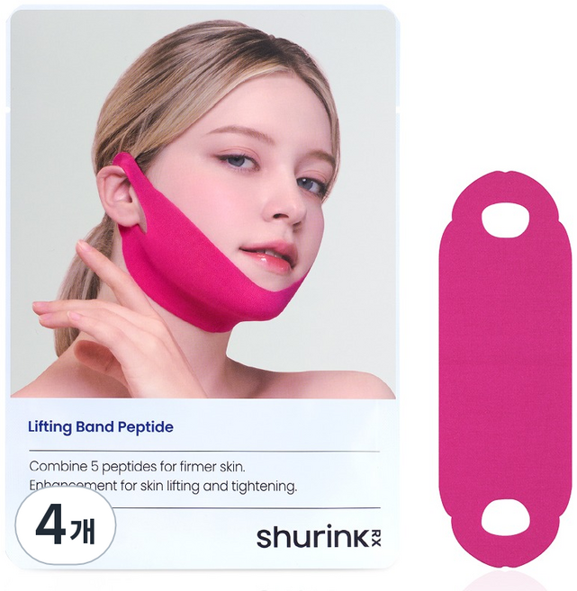 슈링크알엑스 리프팅 밴드 펩타이드 10g, 1개입, 4개