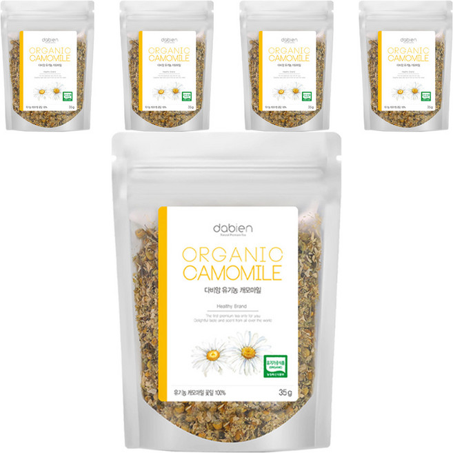다비앙 유기농 캐모마일 리필, 35g, 1개입, 5개