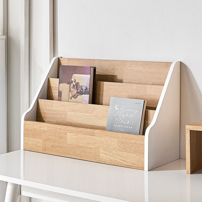 양지가구 잡지꽂이, 멀바우, 3단