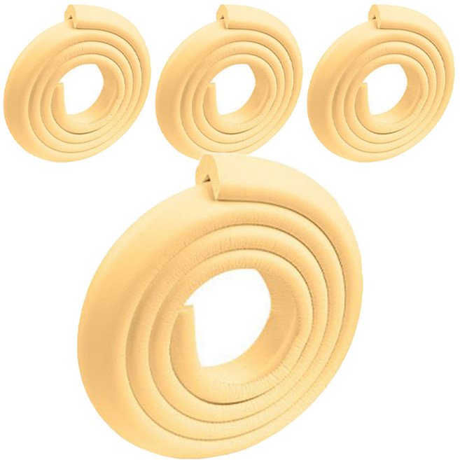 아가드 모서리 보호대 일반형, 바닐라, 4개