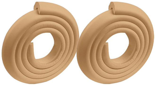 아가드 모서리 보호대 일반형, 카페라떼, 2개