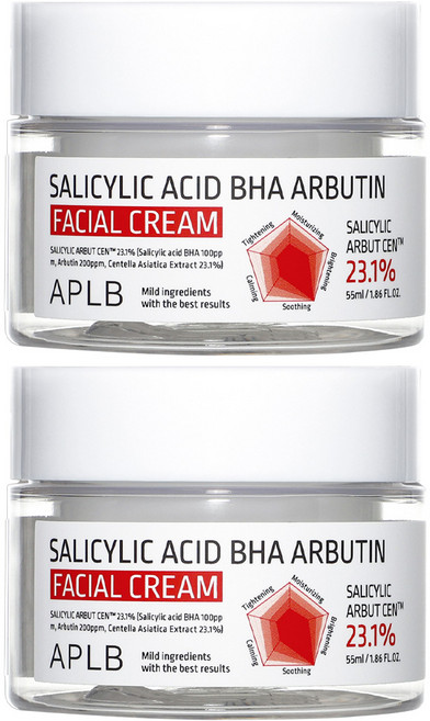 APLB 살리실산 바하 알부틴 페이셜 크림, 2개, 55ml