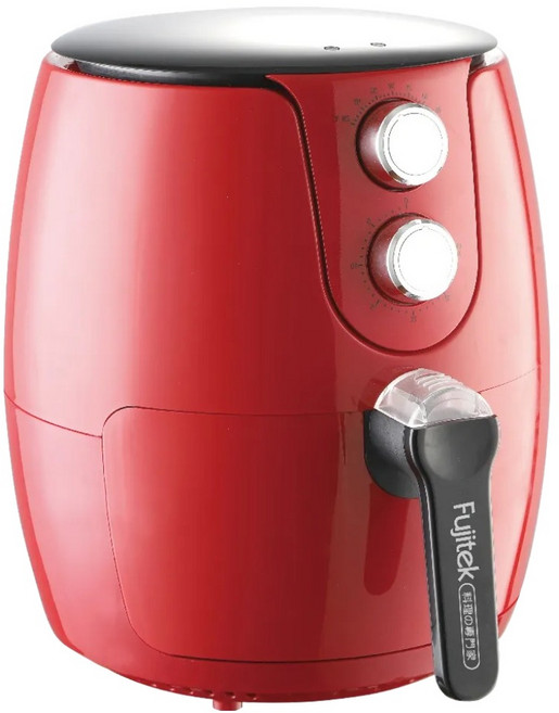 Fujitek 富士電通 智慧型氣炸鍋 1個, FTD-A31, 紅色