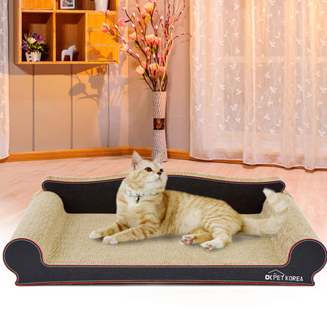 오케이펫코리아 소파 스크래쳐 평판형, 혼합색상, 1개