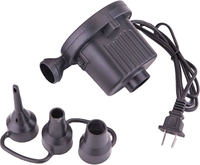 家車兩用強力電動充氣泵 CC4901D, 黑色, 1個