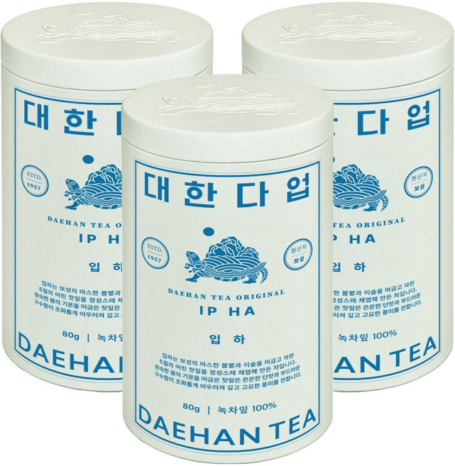 대한다업 1957 봉로녹차 입하, 80g, 1개입, 3개