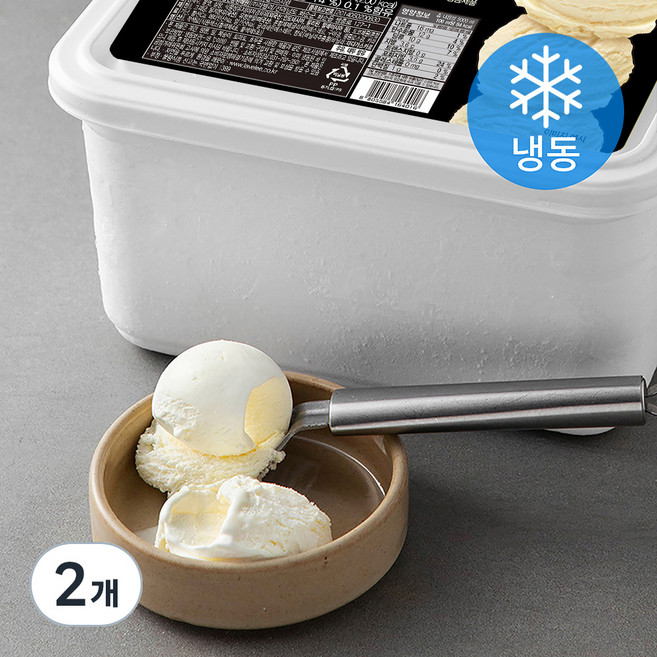 라벨리 딜리셔스 바닐라 샤베트 (냉동), 5L, 1개입, 2개