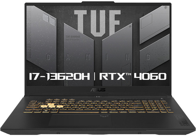 에이수스 2024 TUF F17 17.3 코어i7 인텔 13세대 지포스 RTX 4060, Mecha Gray, 1TB, 16GB, WIN11 Home, FX707VV-HX127