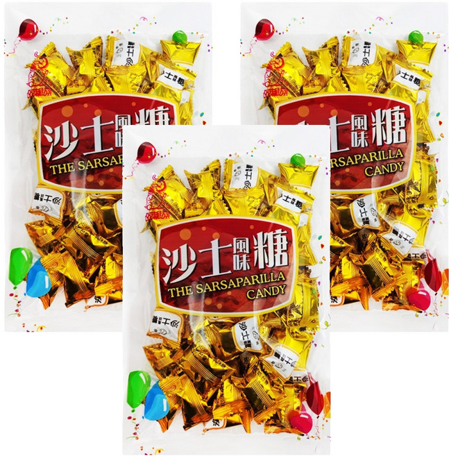 品味食族 沙士風味糖, 200g, 3袋