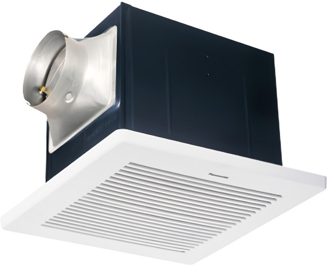 Panasonic 靜音型換氣扇, 黑色 + 白色, FV-21CV2W, 需專業安裝