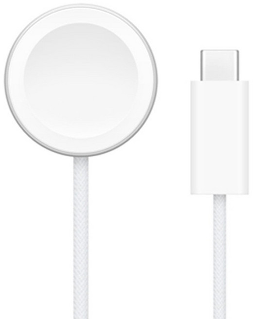 Apple 台灣公司貨 MT0H3TA/A 磁性充電器USB-C連接線 1m 原廠保固, 白色, 1條