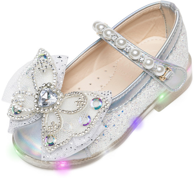 라스텔라 여아용 러브플라이 LED 키즈 라이팅 공주구두
