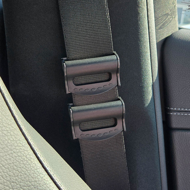 앤티스 캔버스 차량용 밸트 버클 2p, 블랙, 2개