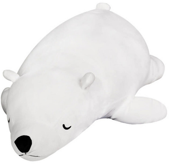 北極熊娃娃 50CM, 白色, 1個