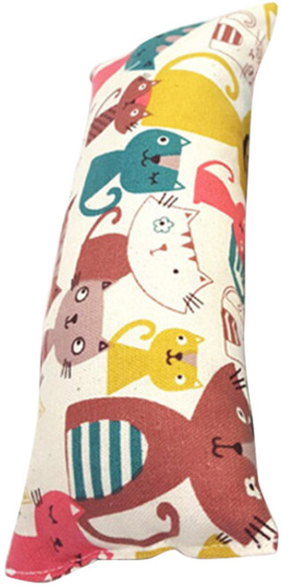 힐링타임 꿀잼 마따따비&캣닢 바스락 놀이터 쿠션 중, 혼합색상, 1개