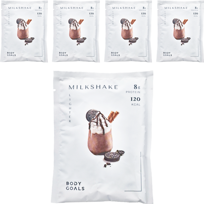 BODY GOALS 白奶昔 巧酥可可, 30g, 5包