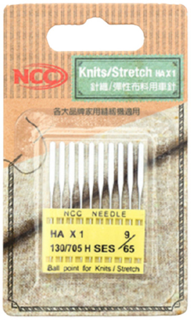 NCC 가정용 미싱바늘 니트용, 10개입
