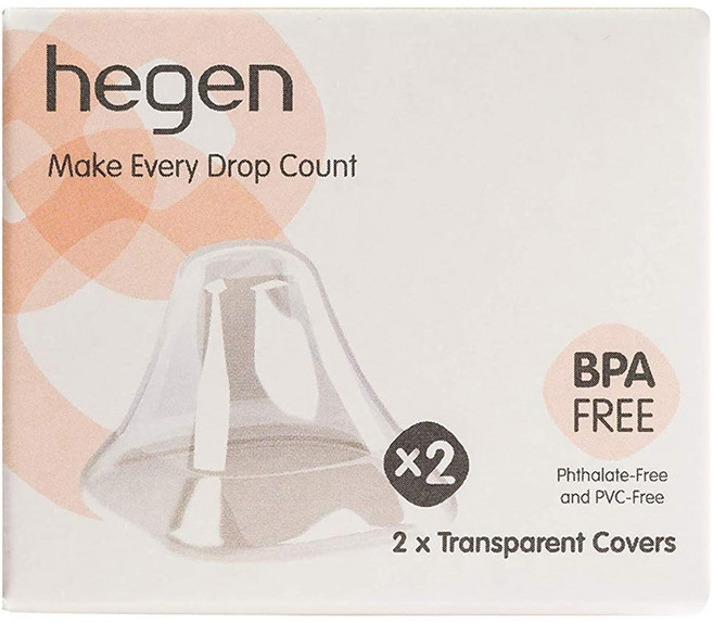 hegen 台灣公司貨 小山丘防塵奶瓶蓋, 透明色, 1組