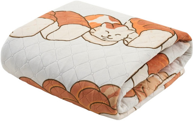 잠온 식빵굽는 고양이 초절전형 탄소매트 ZAMON-MF105T, 혼합색상, 싱글(110 x 195cm)