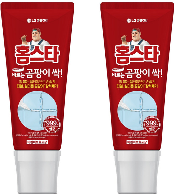 홈스타 바르는 곰팡이 싹 세정제, 120ml, 2개