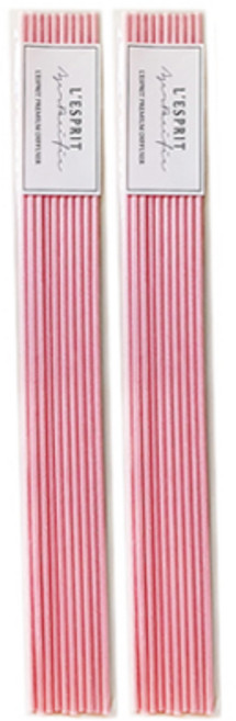 아제르퍼시픽 디퓨저 섬유 스틱 레스쁘리 A-P20, 핑크, 2개, 10개입