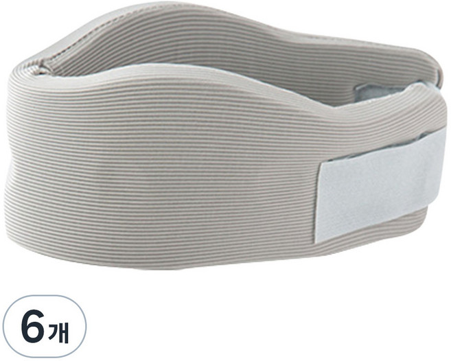 포근상점 자세 고정 세탁 가능 스펀지 쿠션 목보호대 그레이, 6개