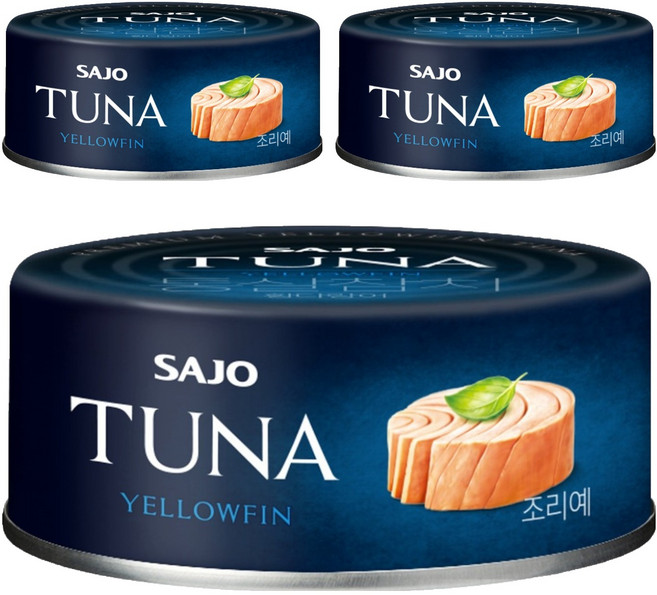 사조 참치 황다랑어, 3개