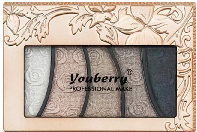 youberry 悠貝莉 微醺幻彩眼影盤, 01微醺星夜, 1個