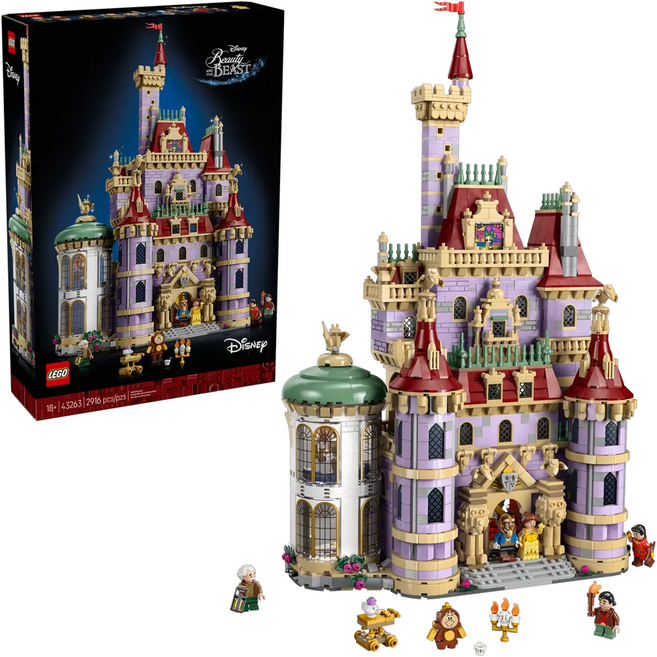 LEGO 43263 迪士尼系列 美女與野獸 城堡 Beauty and the Beast Castle, 1盒