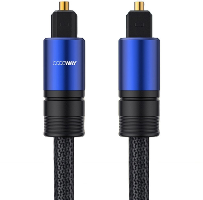 CODEWAY Toslink SPDIF 數位光纖音源線 1.5m, 單一商品, 1條