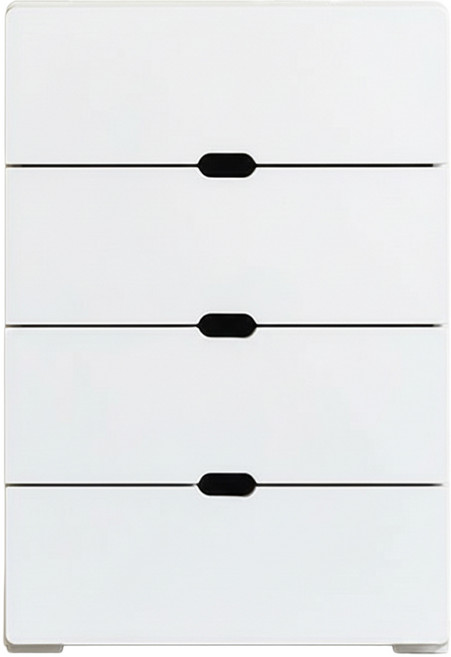 JD FURNITURE Romi 組合櫃, 白色, 4層