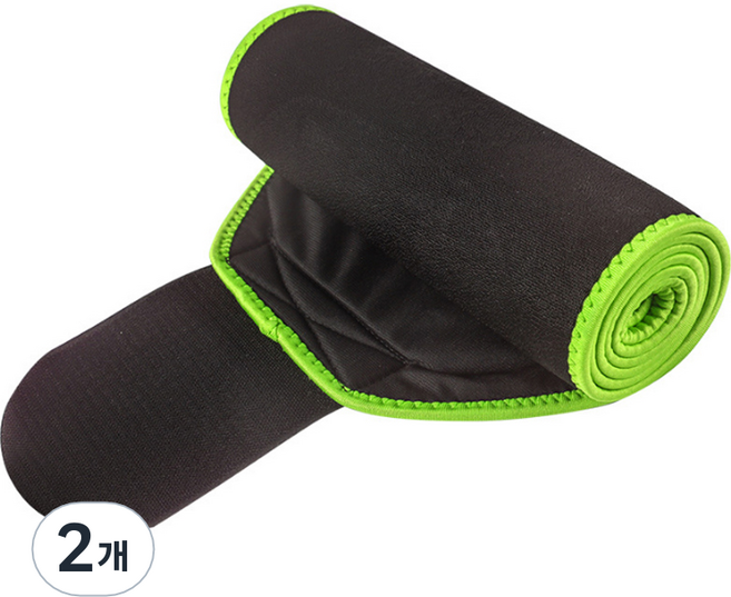 나음다름 공용 허리 보호대 그린, 2개