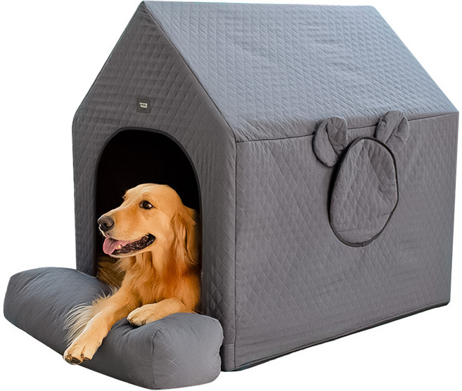 초코펫하우스 대형견 에브리데이 울트라 하우스 3.0, 그레이, 1개